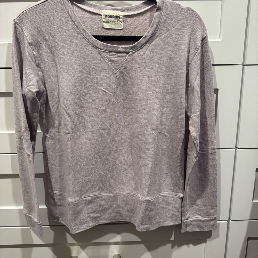 Monrow Classic Light Purple Top